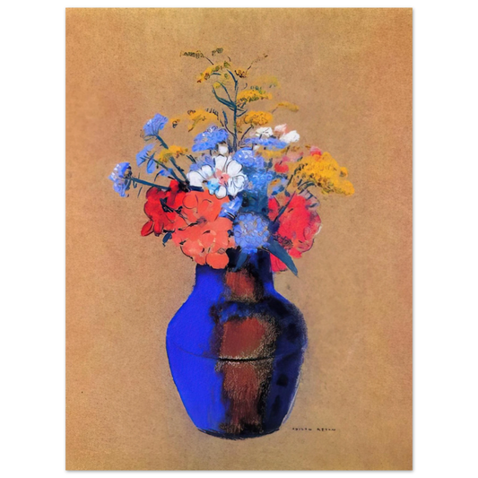 Odilon Redon - WILD FLOWERS IN A VASE Fine Art Poster - Default Title