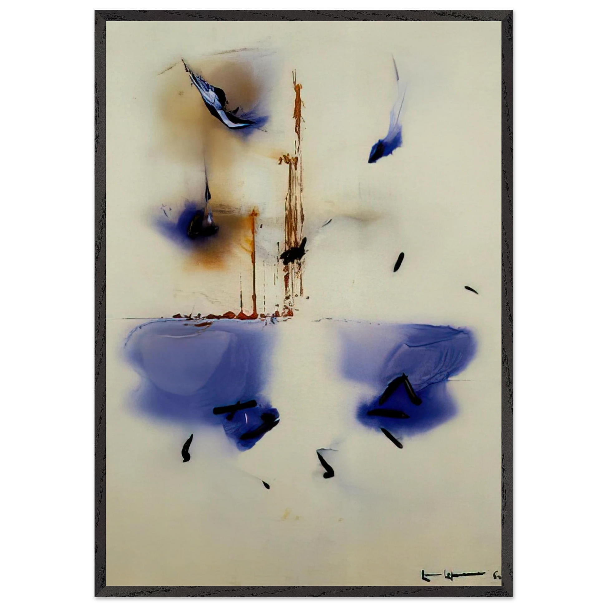 Maiden Dance - Hans Hofmann Framed Art Print – Black Wooden Frame - Default Title - -Framed Art Print