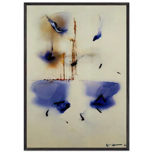 Maiden Dance - Hans Hofmann 70x100 cm / 28x40 inches Framed Art Print – Black Wooden Frame