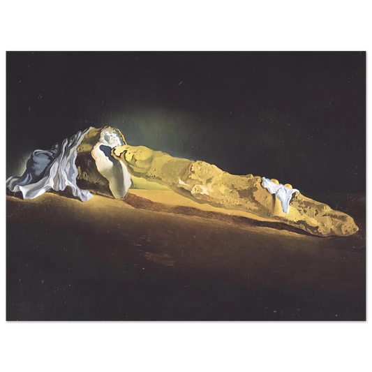 Salvador Dali - ORDINARY FRENCH LOAF WITH TWO FRIED EGGS Fine Art Poster - Default Title