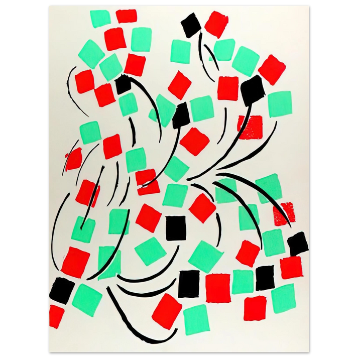 Sonia Delaunay - COMPOSITION 31  75x100 cm / 30x40inches Fine Art Poster