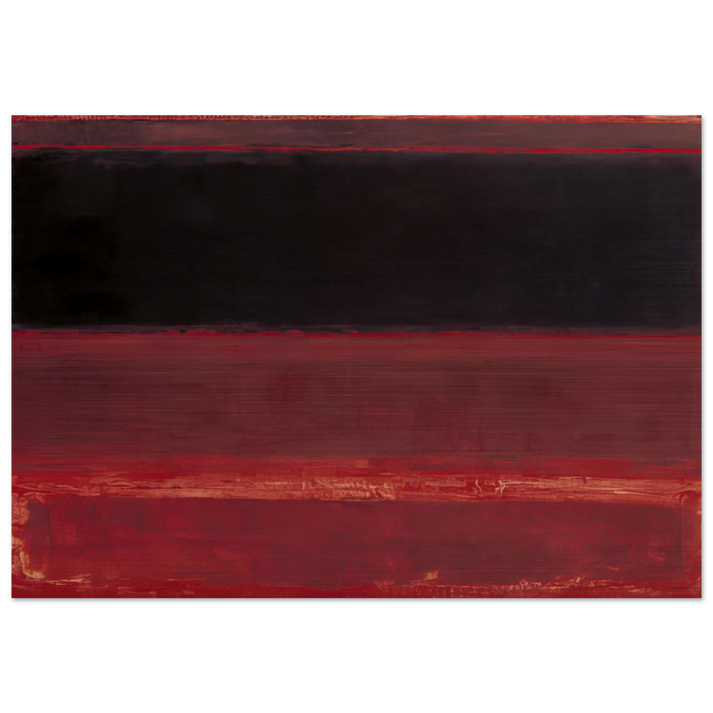 Four Darks in Red - 1958 - Mark Rothko Brushed Aluminum Print - 70x100 cm / 28x40 inches | Mark Rothko Aluminum Print | Mark Rothko Prints