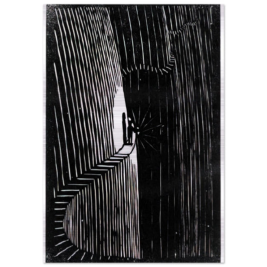 ESCHER (7) - MC Escher Brushed Aluminum Print - 70x100 cm / 28x40 inches | MC Escher Aluminum Print | MC Escher Prints