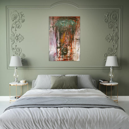 Composition - 1947 - Wols Brushed Aluminum Print - 70x100 cm / 28x40 inches | Wols Aluminum Print | Wols Prints