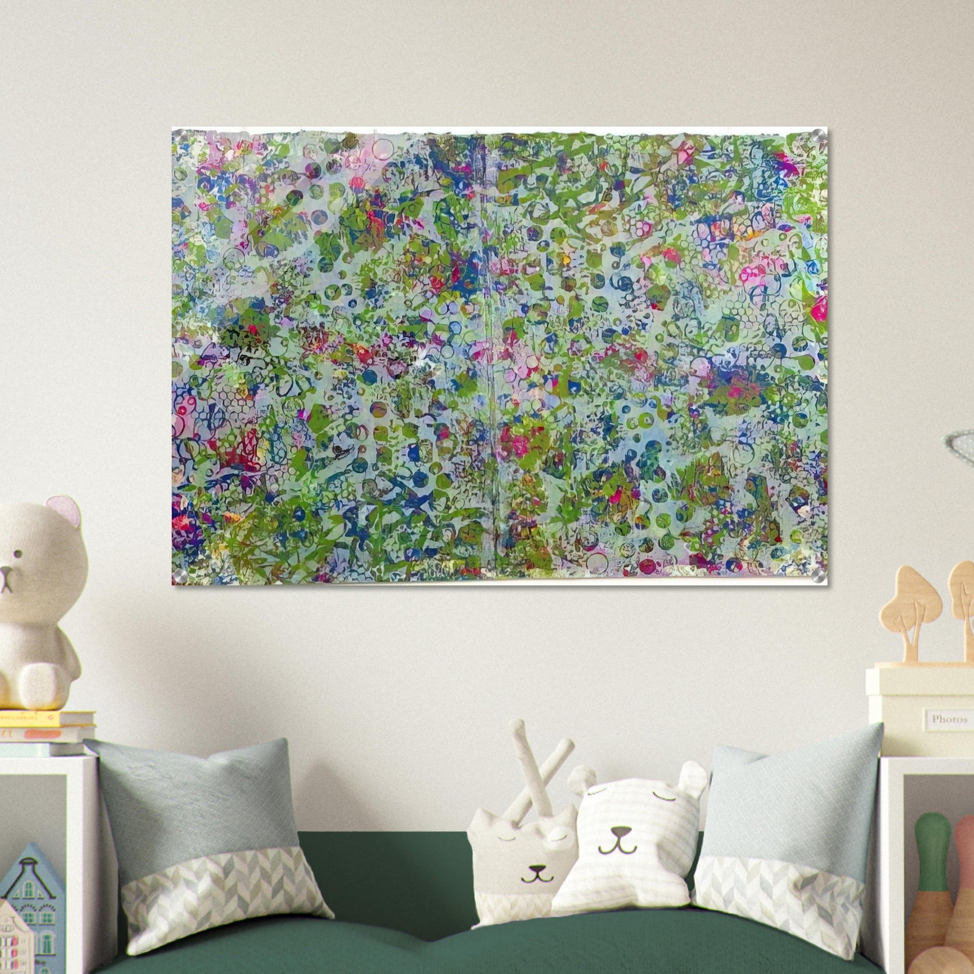 Fog In The Hollow - Sam Gilliam Acrylic Print - 70x100 cm / 28x40″ inches | Sam Gilliam Wall Art | Sam Gilliam Prints