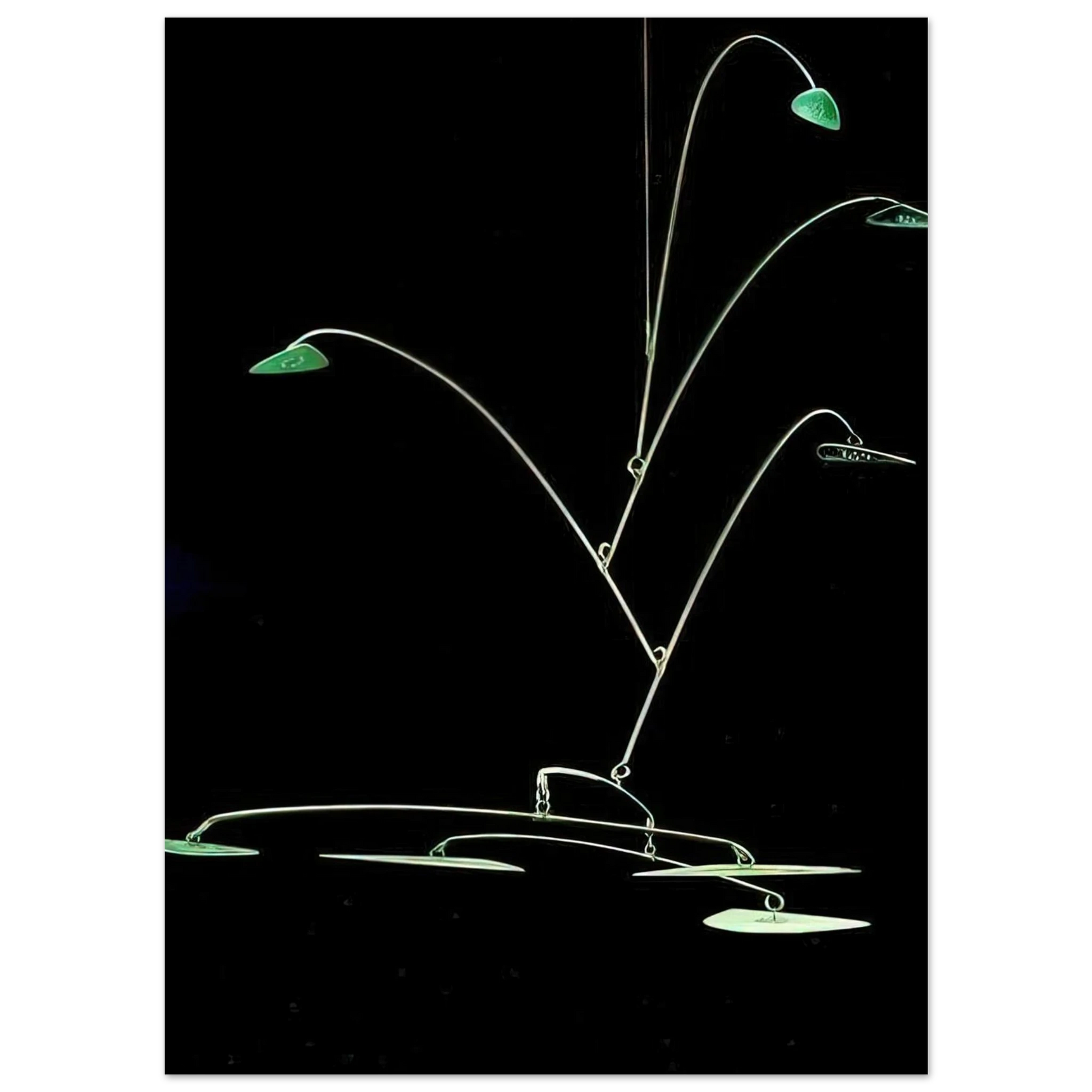 Alexander Calder - STAINLESS STEALER 1966 Fine Art Poster - 75x100 cm / 30x40 inches
