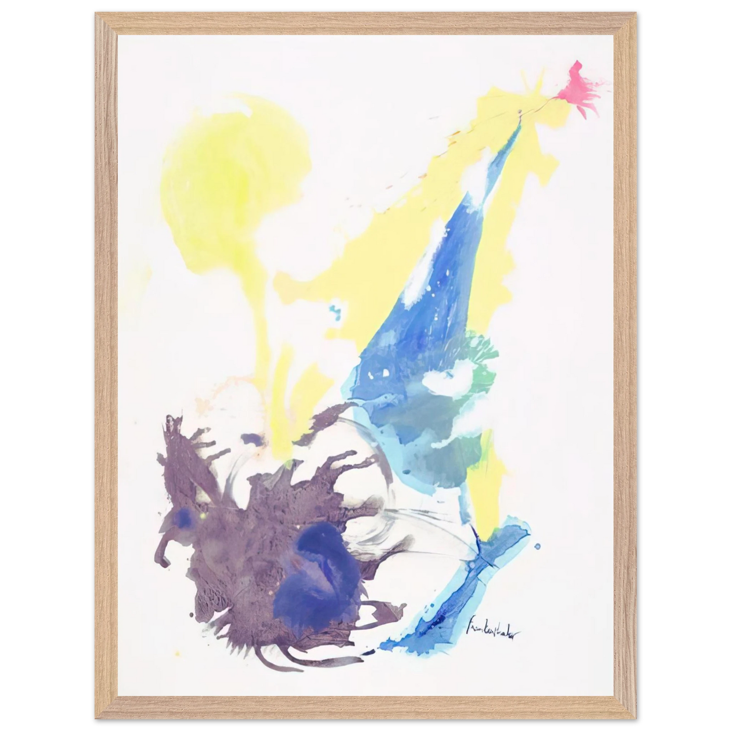 Helen Frankenthaler - Moving Day - 1961 Wall art - 45x60 cm / 18x24 inches - Fine Art Poster - -