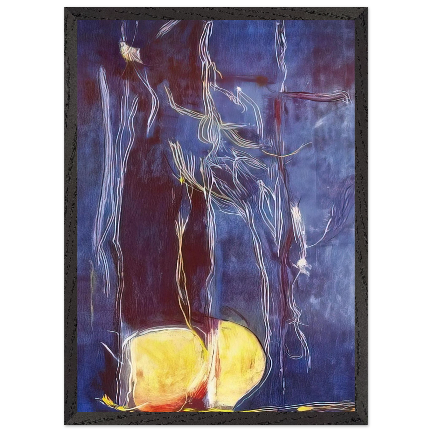 Helen Frankenthaler - All About Blue - 1994 Wall art - 50x70 cm / 20x28 inches - Fine Art Poster - -