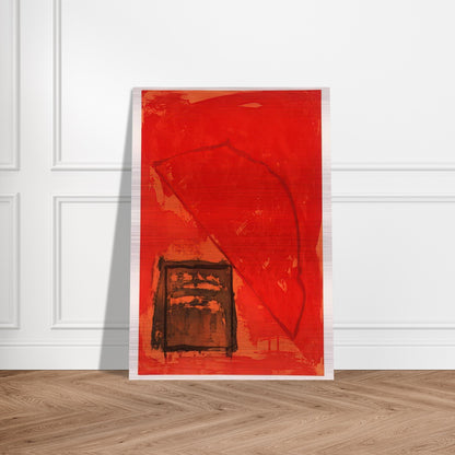 Trace - 1979 - John Hoyland Brushed Aluminum Print - 70x100 cm / 28x40 inches | John Hoyland Aluminum Print | John Hoyland Prints