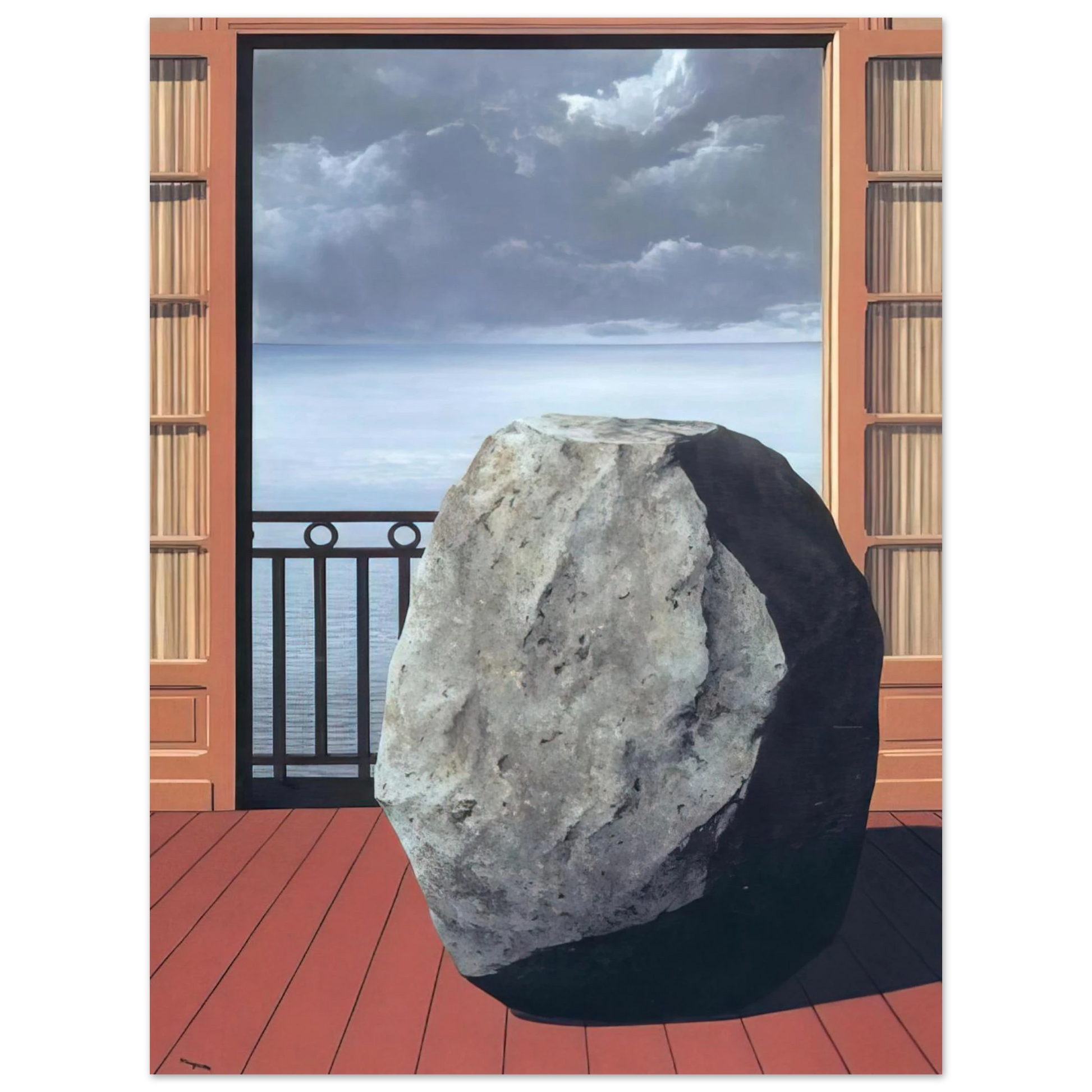 Rene Magritte - INVISIBLE WORLD 1954 Fine Art Poster - Default Title