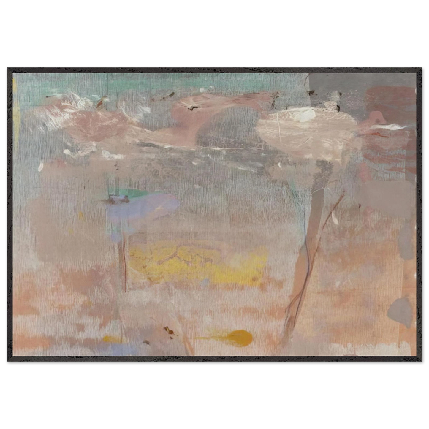 Helen Frankenthaler - Monotype I - 1981 Wall art - 20x25 cm / 8x10 inches - Fine Art Poster - -