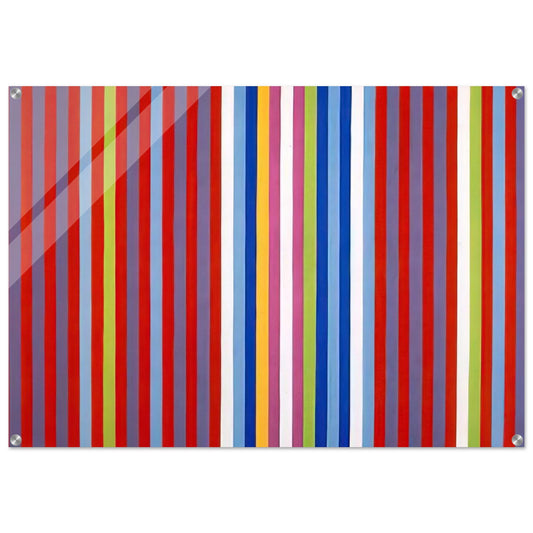 Pepper Pot - 1966 - Gene Davis Acrylic Print - 70x100 cm / 28x40″ inches