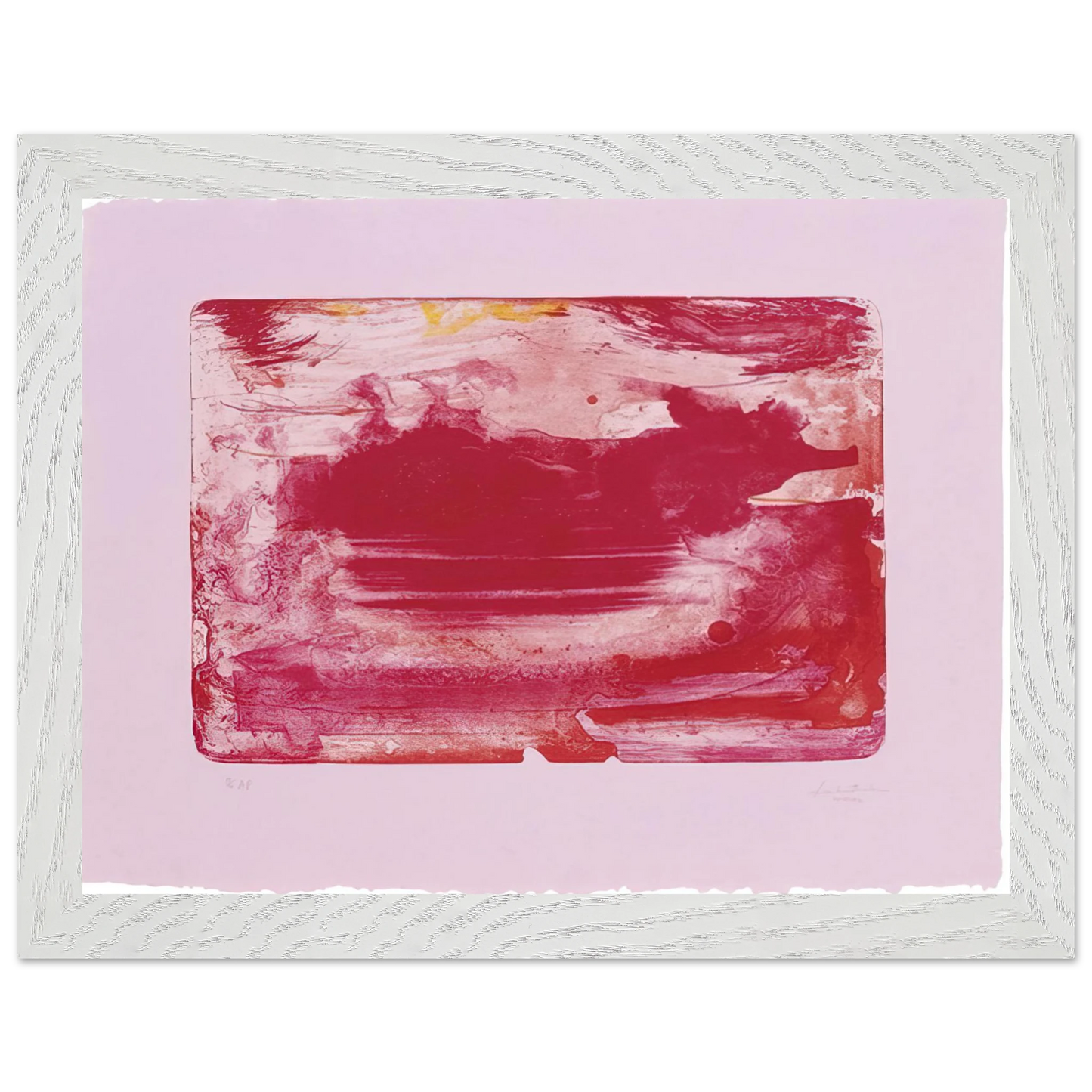 Helen Frankenthaler - The Red Sea - 1982 Wall art - 40x50 cm / 16x20 inches - Fine Art Poster - -