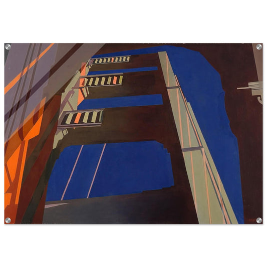 Golden Gate - 1955 - Charles Sheeler Acrylic Print - 70x100 cm / 28x40″ inches