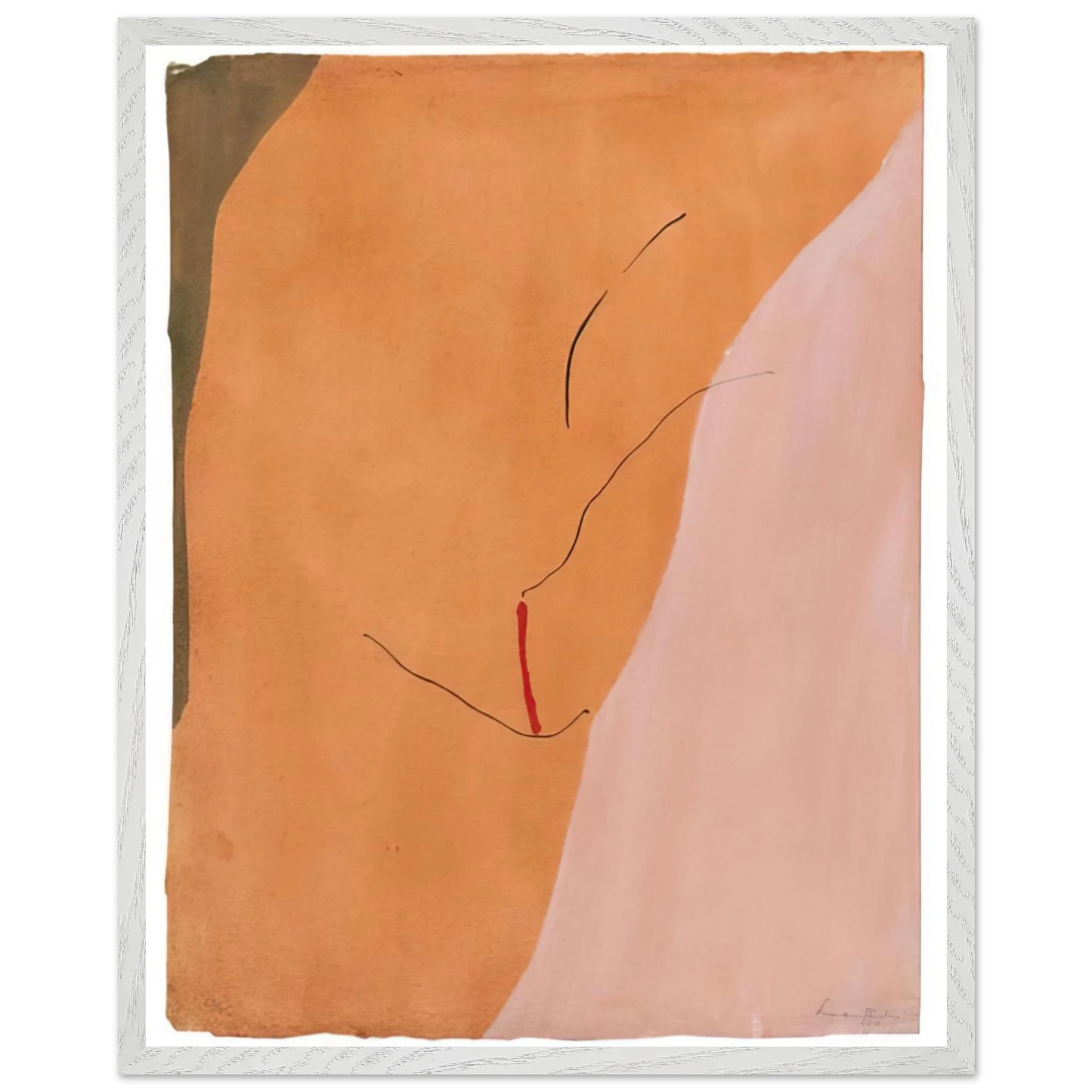 Helen Frankenthaler - Sanguine Mood - 1971 Wall art - A2 (42 x 59.4  cm) - Fine Art Poster - -