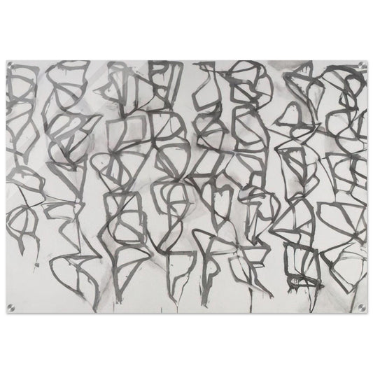 Cold Mountain I Path - 1989 - Brice Marden Acrylic Print - 70x100 cm / 28x40″ inches