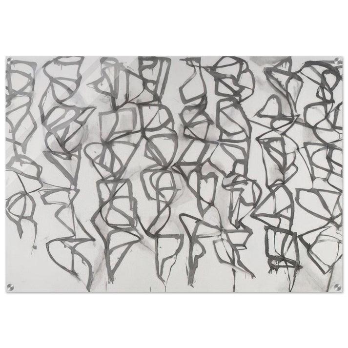 Cold Mountain I Path - 1989 - Brice Marden Acrylic Print - 70x100 cm / 28x40″ inches