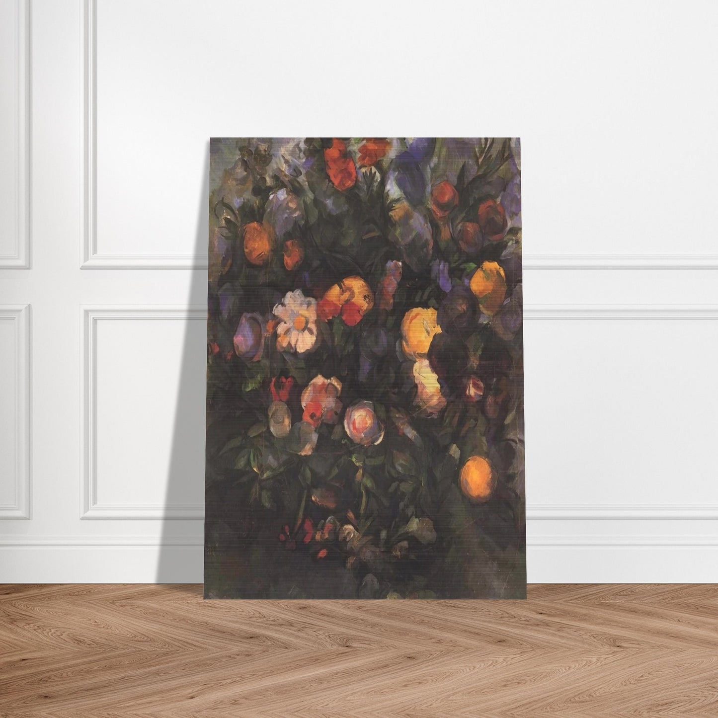 Vase of Flowers - Paul Cézanne Brushed Aluminum Print - 70x100 cm / 28x40 inches | Paul Cézanne Aluminum Print | Paul Cézanne Prints