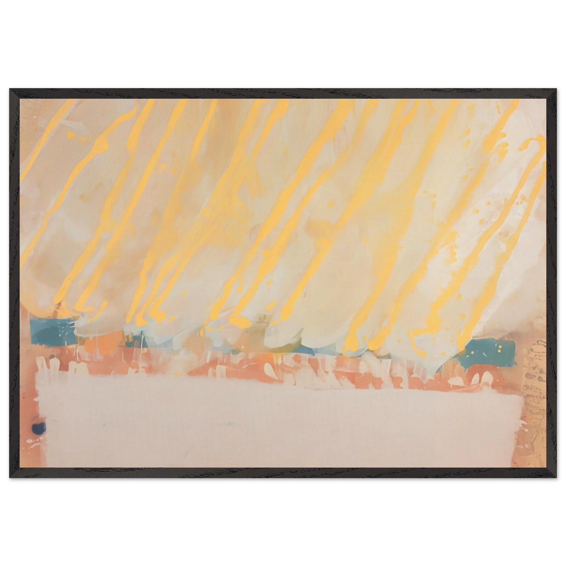 Paradise - 1979 - Albert Irvin Framed Art Print – Black Wooden Frame - Default Title - -Framed Art Print