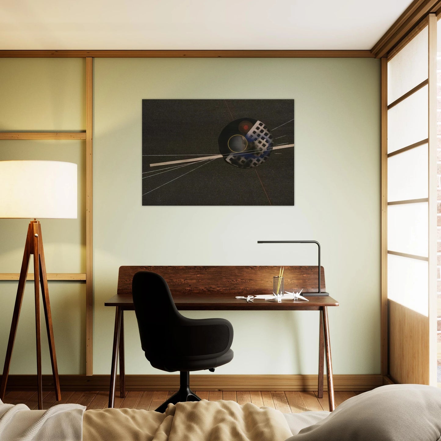 Emery Paper collage - Laszlo Moholy-Nagy Brushed Aluminum Print - 70x100 cm / 28x40 inches | Laszlo Moholy-Nagy Aluminum Print | Laszlo Moholy-Nagy Prints