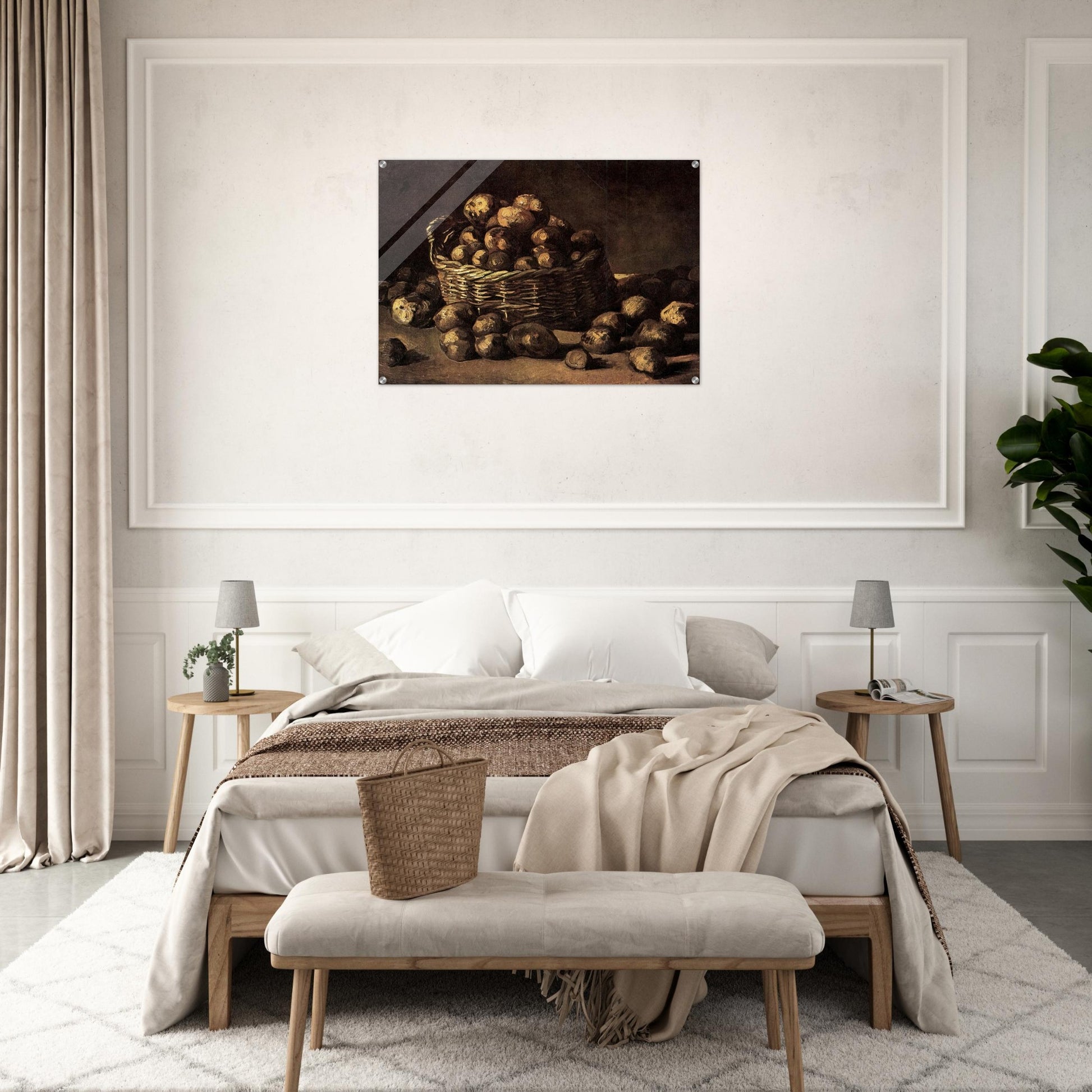 Basket of Potatoes - Vincent van Gogh Acrylic Print - 70x100 cm / 28x40″ inches