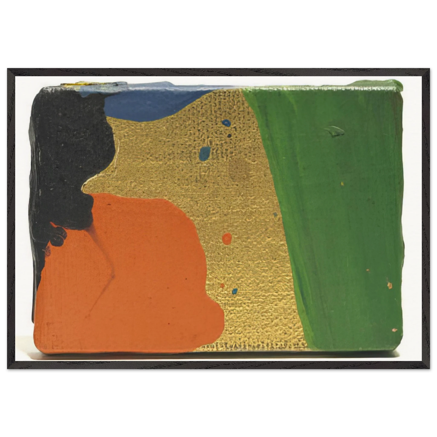 Untitled  Sam Francis for Arnold Newman  - Sam Francis Framed Art Print – Black Wooden Frame - Default Title - -Framed Art Print