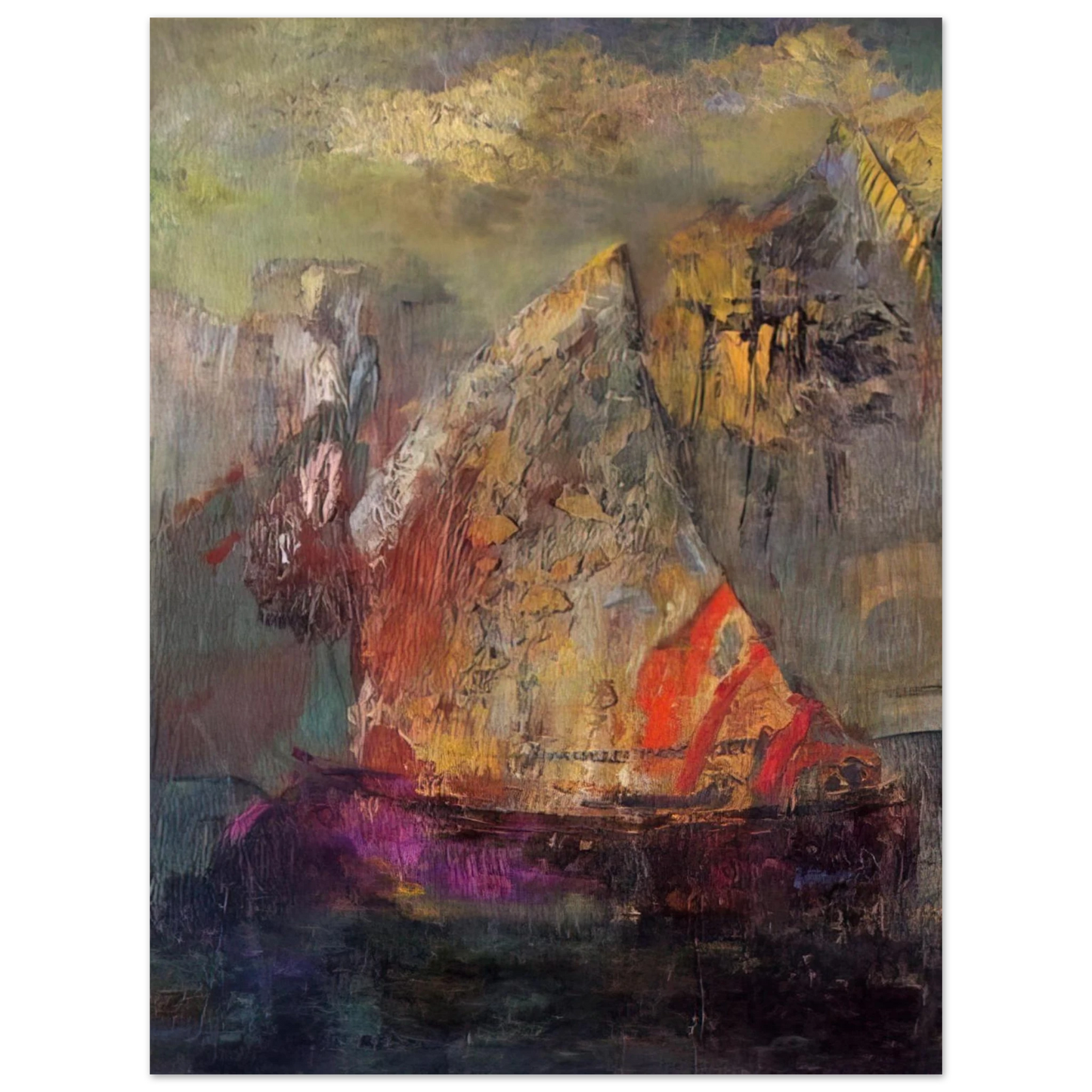 Odilon Redon - A BOAT 1 Fine Art Poster - Default Title