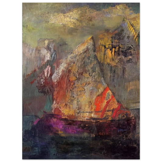 Odilon Redon - A BOAT 1 Fine Art Poster - Default Title