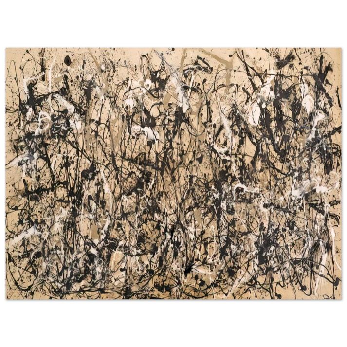 Jackson Pollock - AUTUMN RHYTHM NUMBER 30 1950  75x100 cm / 30x40inches Fine Art Poster