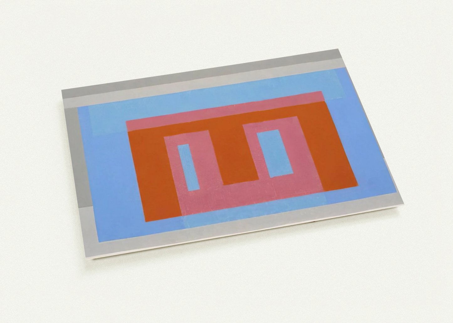 ADOBE VARIANT LUMINOUS DAY 1952 By Josef Albers Pack of 10 Post Cards | Josef Albers Post Cards | A6 (10.5 x 14.8 cm) - 4.1 x 5.8 inches