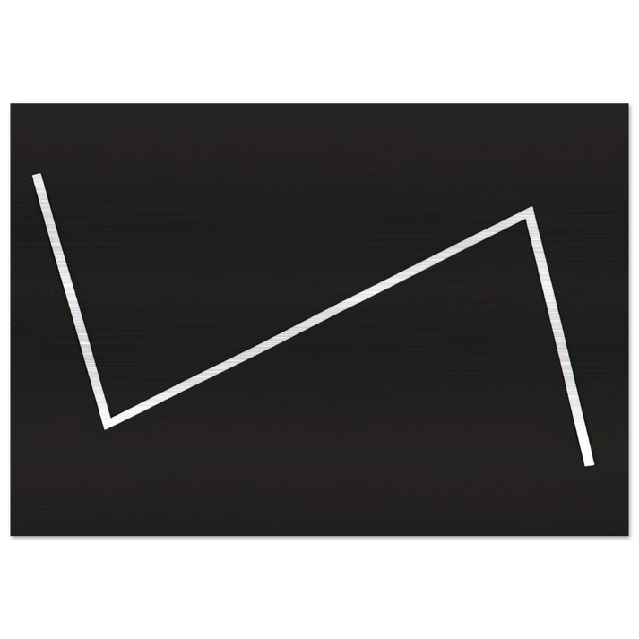 Yesterday - 1987 - Carmen Herrera Brushed Aluminum Print - 70x100 cm / 28x40 inches | Carmen Herrera Aluminum Print | Carmen Herrera Prints