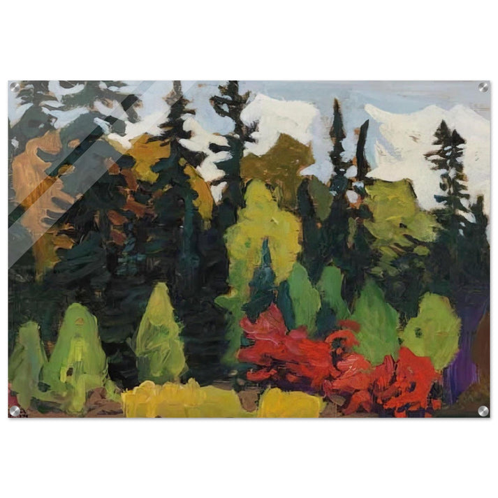 Woods, Algoma - 1918 - Lawren Harris Acrylic Print - 70x100 cm / 28x40″ inches