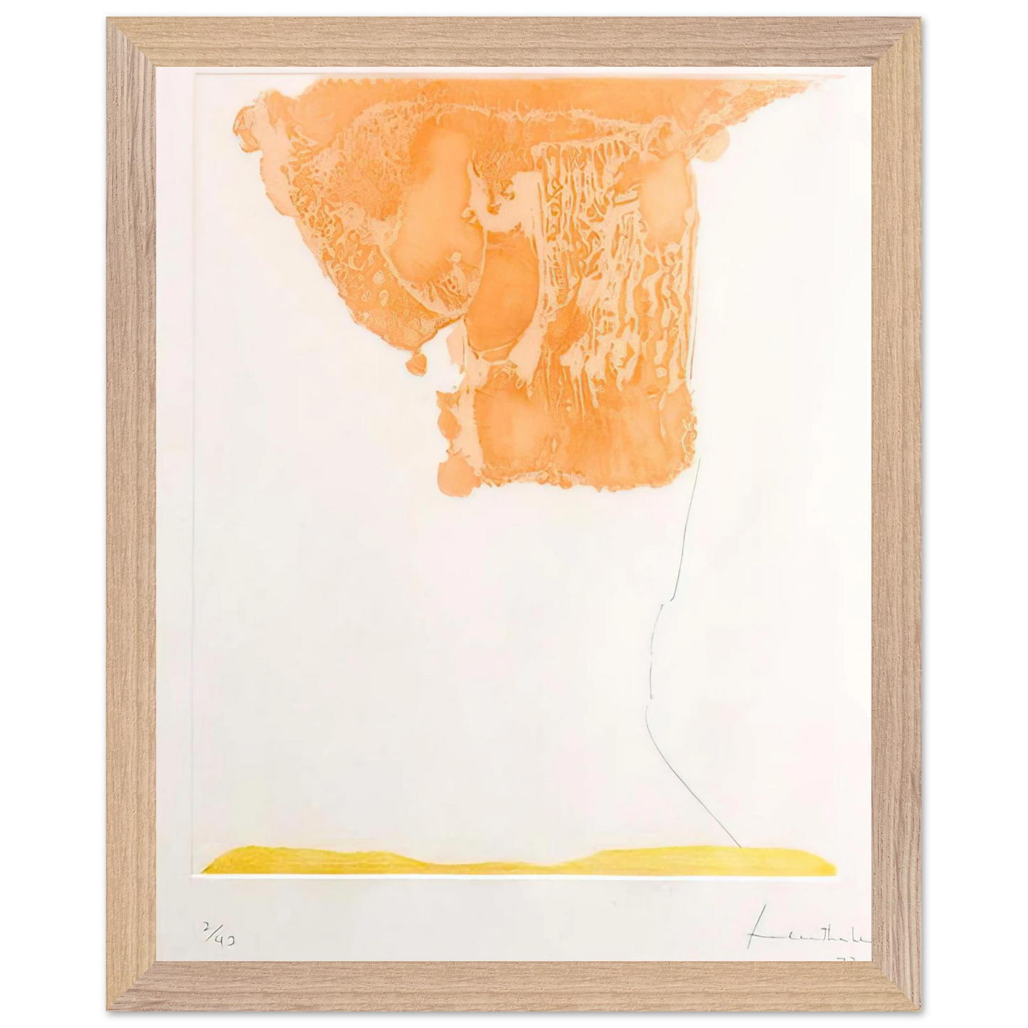 Helen Frankenthaler - Pranzo Italiano - 1973 Wall art - A1 (59.4 x 84.1  cm) - Fine Art Poster - -