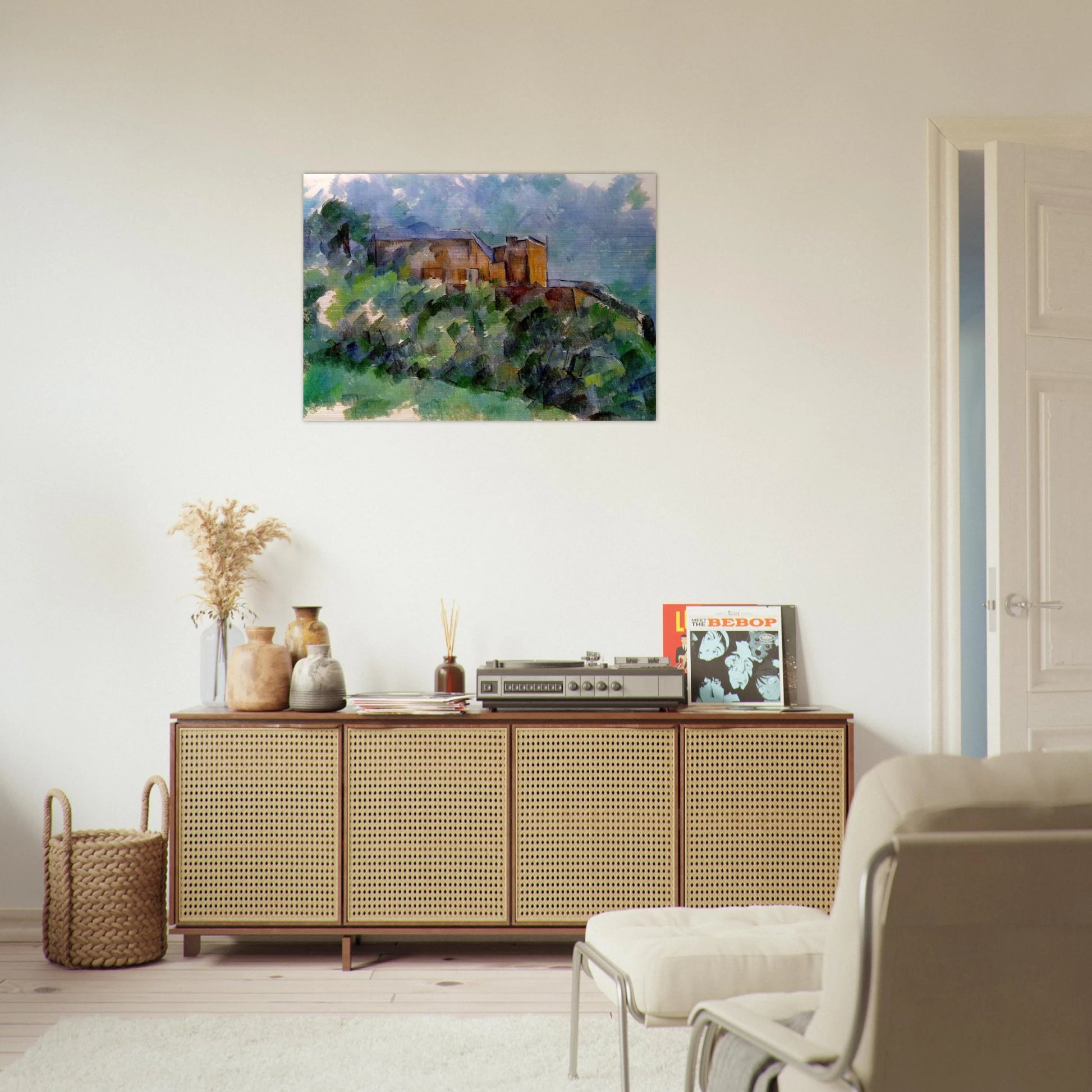 Chateau Noir - Paul Cézanne Brushed Aluminum Print - 70x100 cm / 28x40 inches | Paul Cézanne Aluminum Print | Paul Cézanne Prints