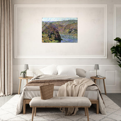 Valley of the Creuse, Sunlight Effect - claude monet Acrylic Print - 70x100 cm / 28x40″ inches | claude monet Wall Art | claude monet Prints