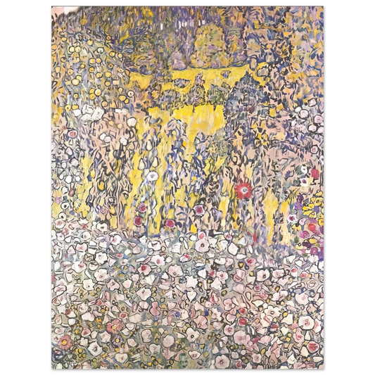 Gustav Klimt - HORTICULTURAL LANDSCAPE WITH A HILLTOP Fine Art Poster - Default Title