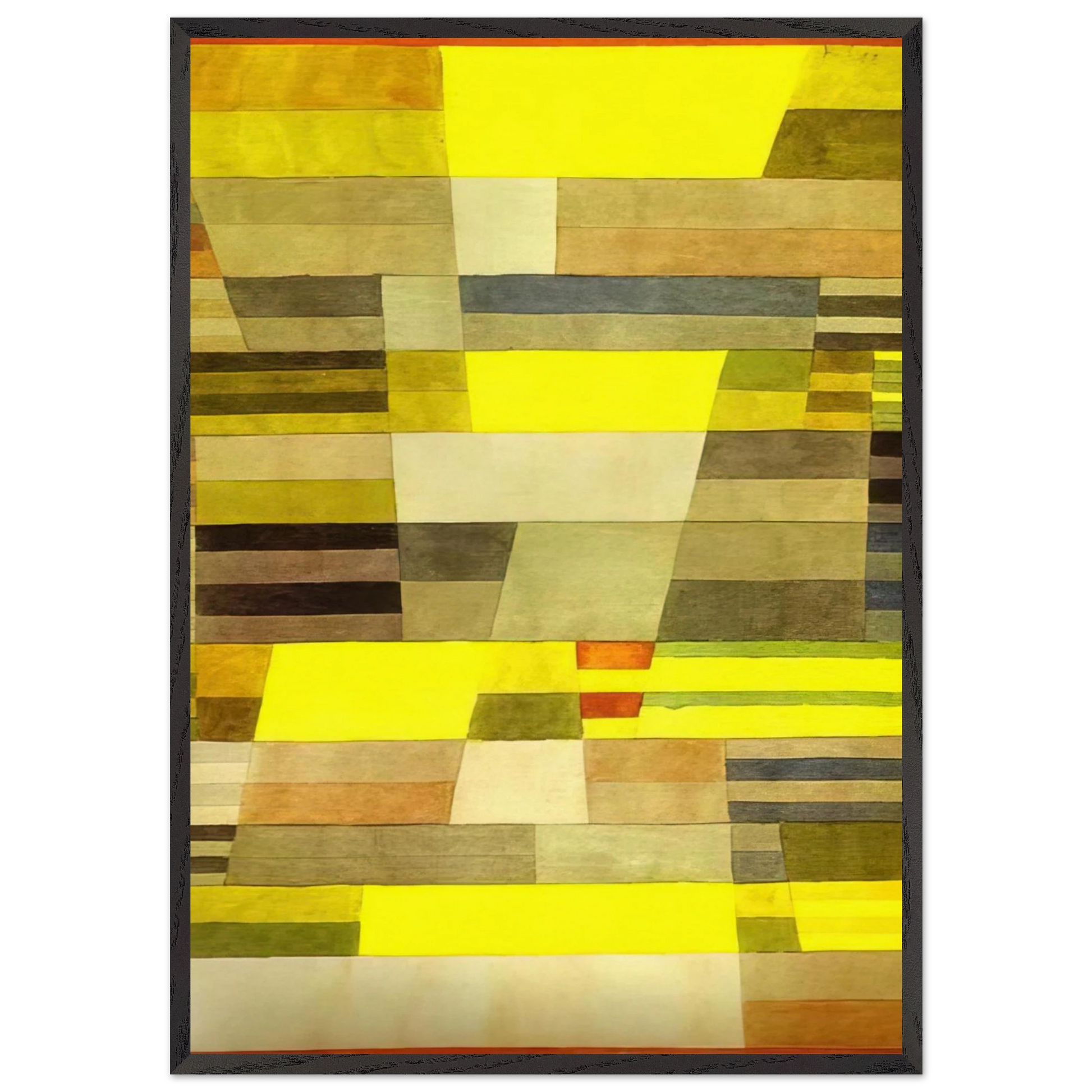 MONUMENT 1929 - Paul Klee Framed Art Print – Black Wooden Frame - Default Title - -Framed Art Print