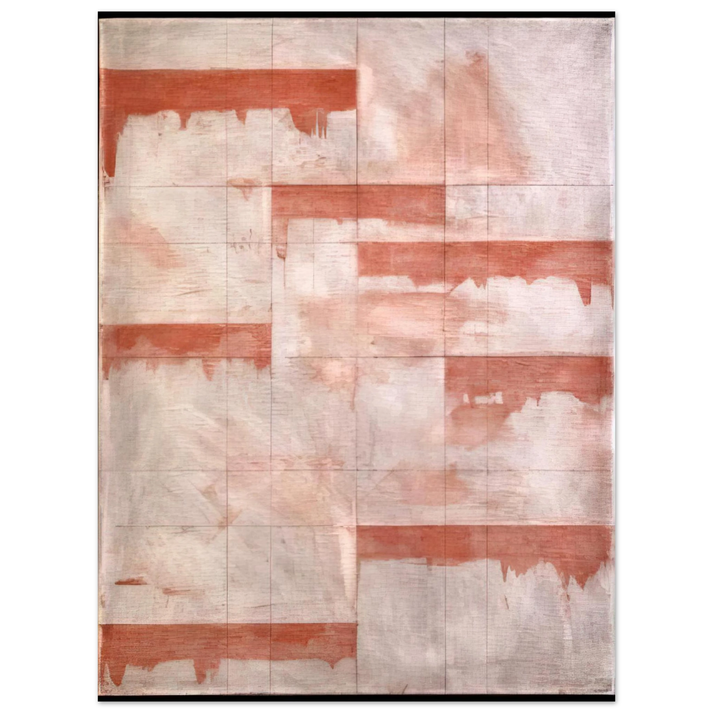 Brice Marden - Red Window Study - Abstract Expressionism  75x100 cm / 30x40inches Fine Art Poster