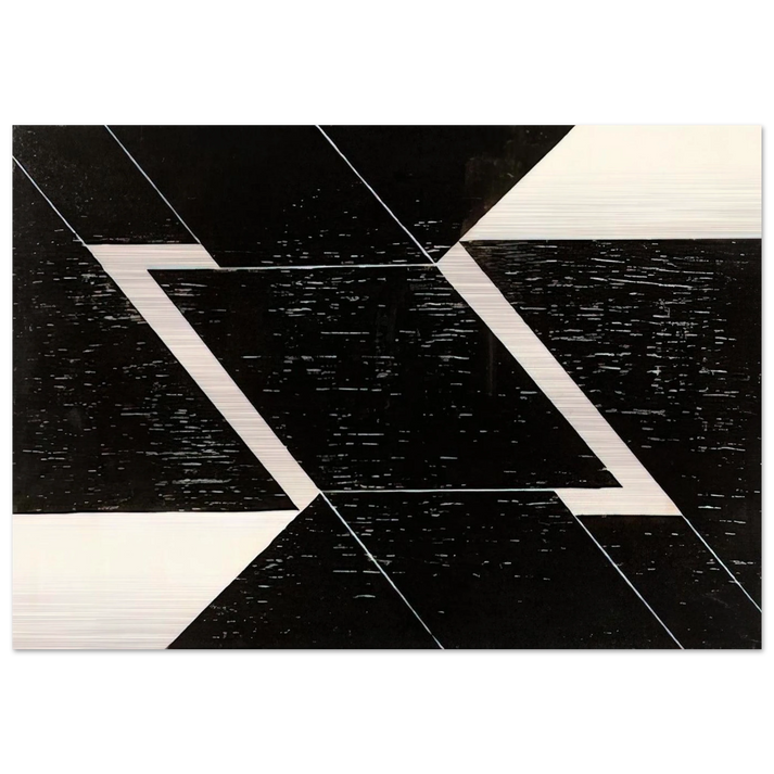 Tecelar - 1955 - Lygia Pape Brushed Aluminum Print - 70x100 cm / 28x40 inches | Lygia Pape Aluminum Print | Lygia Pape Prints