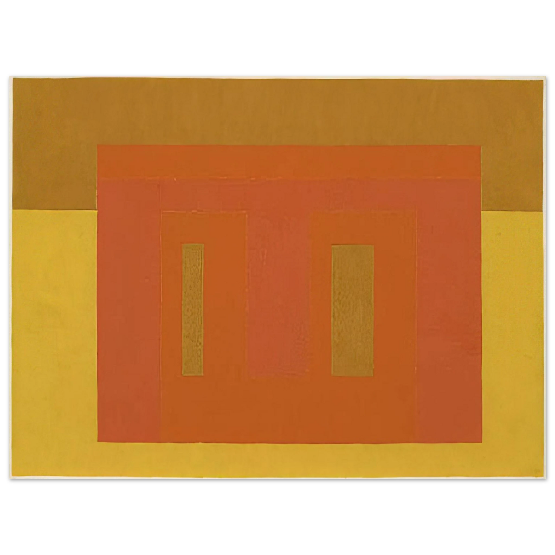 Josef Albers - VARIANT ADOBE SOUTHERN CLIMATE 1948 Fine Art Poster - Default Title