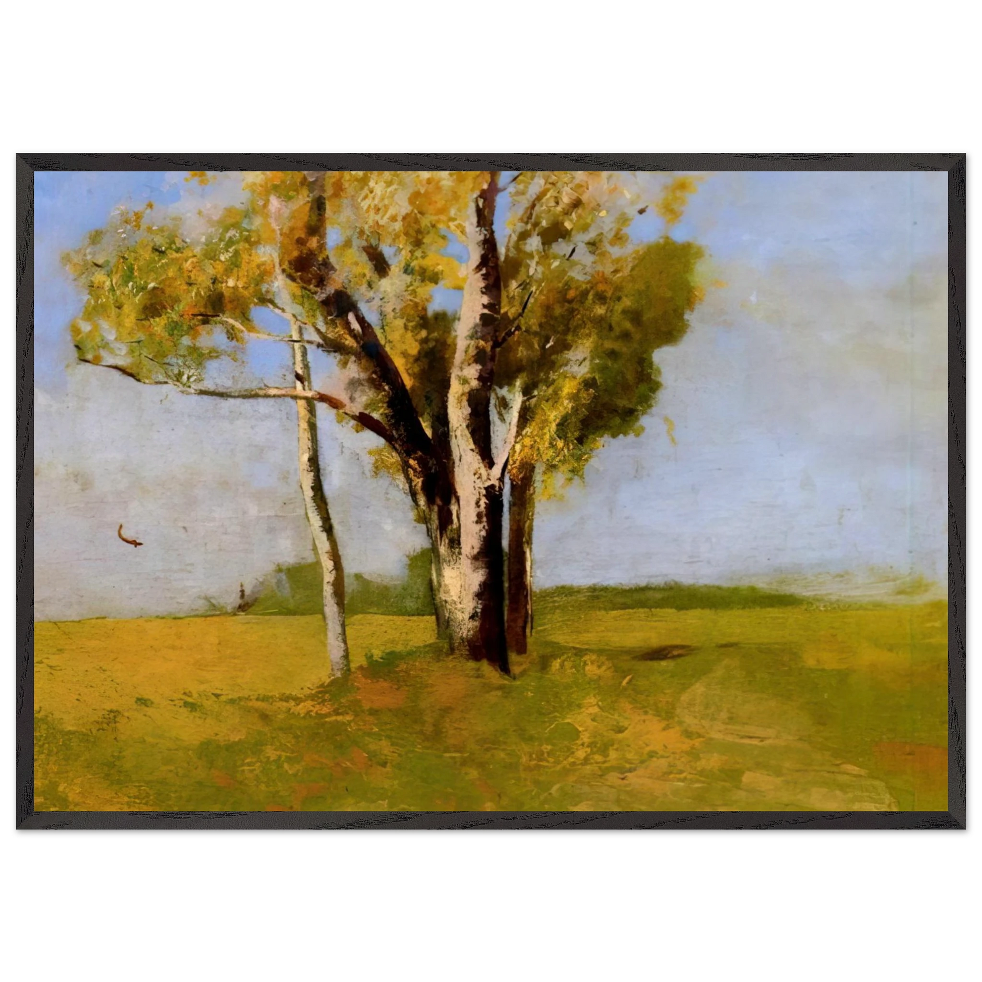 TREES N1 - Odilon Redon Framed Art Print – Black Wooden Frame - Default Title - -Framed Art Print