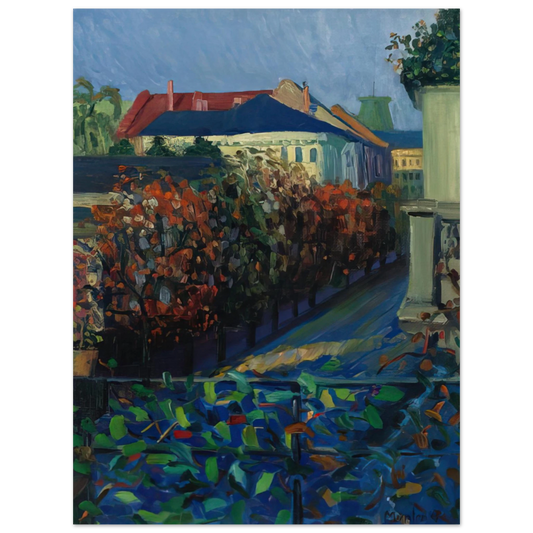 Gabriele Munter - BLICK AUS DER BONNER WOHNUNG Fine Art Poster - Default Title