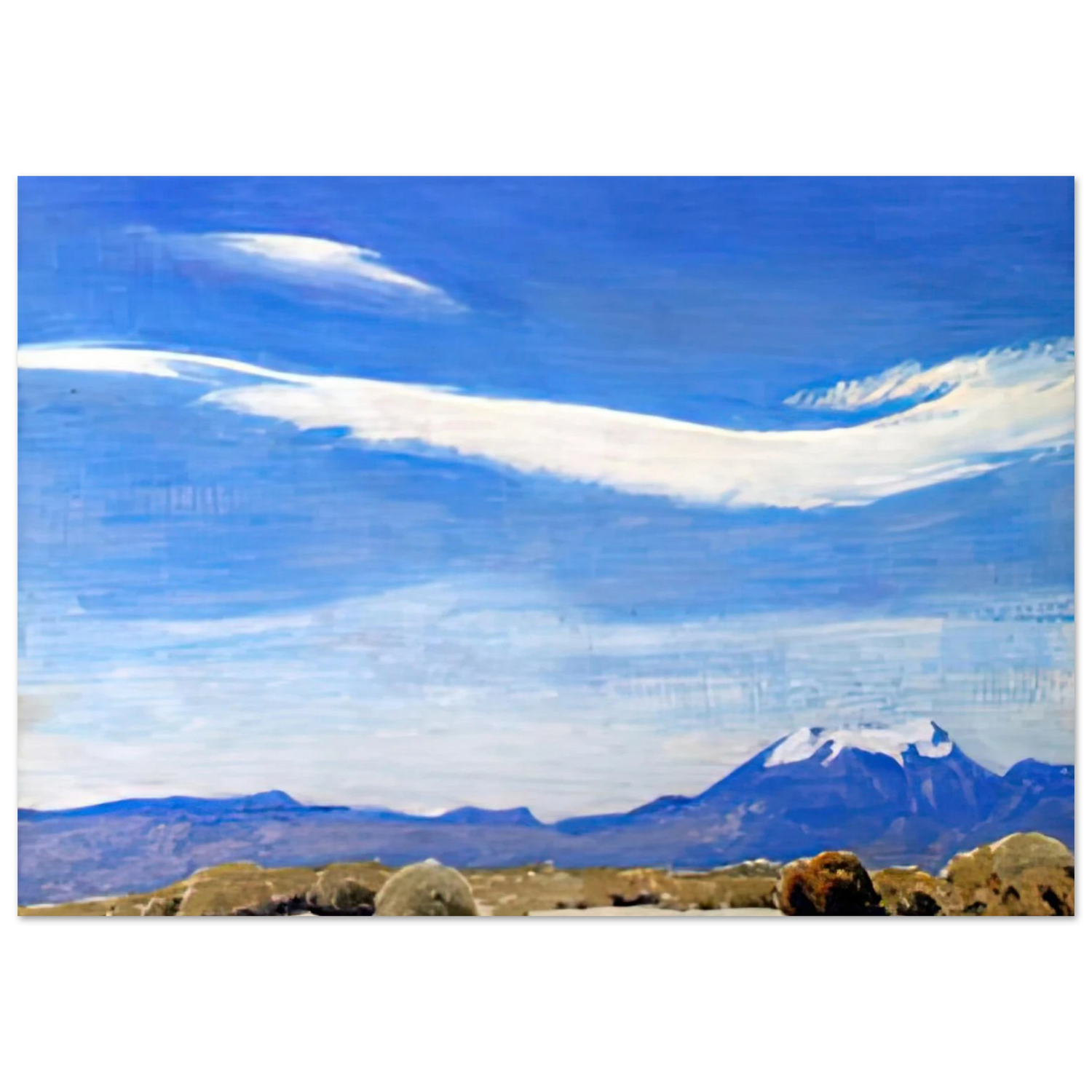 Maynard Dixon - THE CLOUD COACHELLA VALLEY CALIFORNIA 1940 Wall art - 13x18 cm / 5x7 inches - Fine Art Poster - -