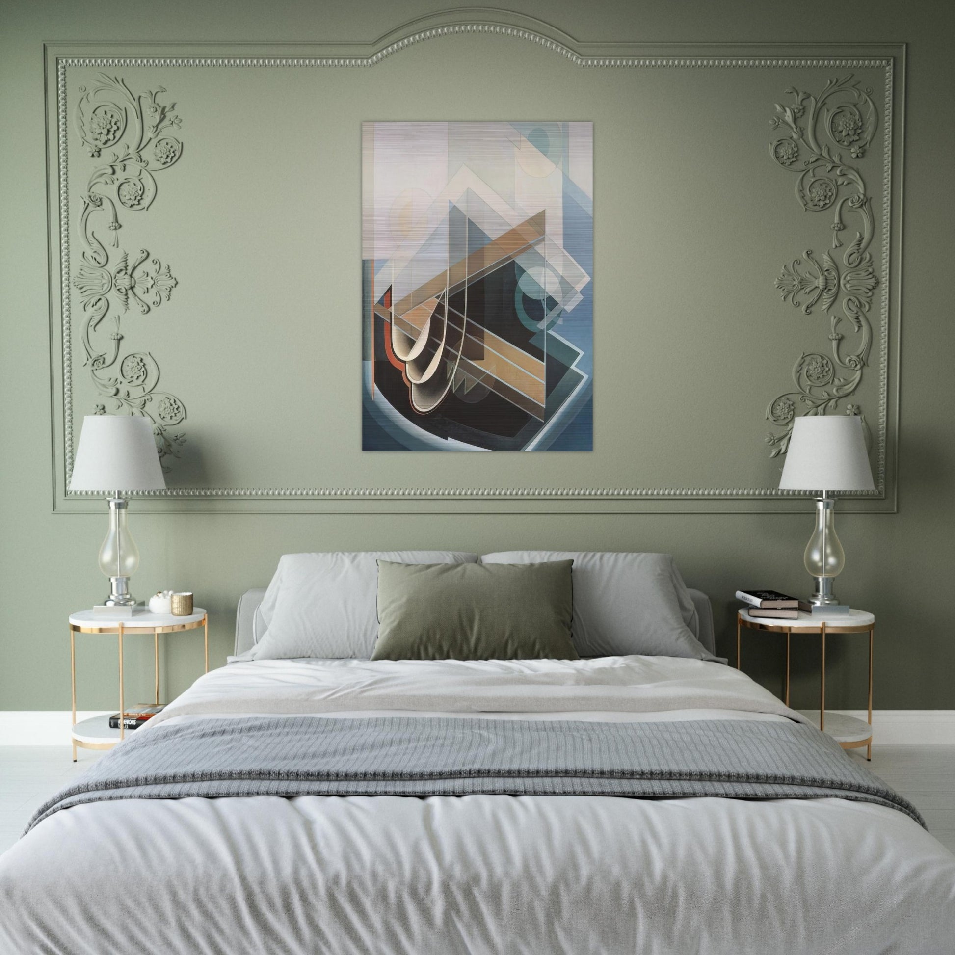 Abstract No. 7 - 1939 - Lawren Harris Brushed Aluminum Print - 70x100 cm / 28x40 inches | Lawren Harris Aluminum Print | Lawren Harris Prints