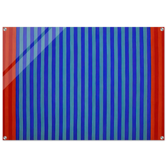 Untitled - 1962 - Gene Davis Acrylic Print - 70x100 cm / 28x40″ inches | Gene Davis Wall Art | Gene Davis Prints