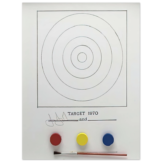 Jasper Johns - TARGET ULAE 89 Fine Art Poster - Default Title