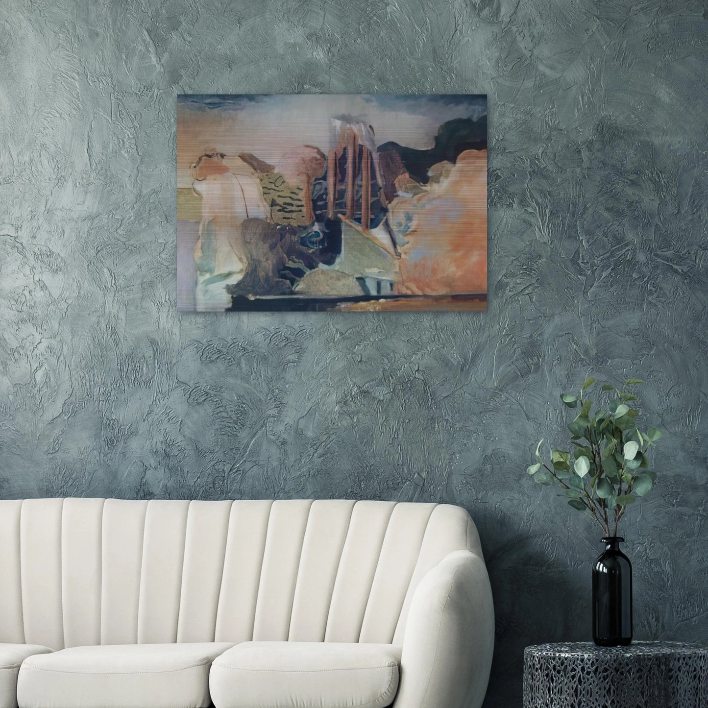 unknow ntitle - Lyrical Abstraction - Menez Brushed Aluminum Print - 70x100 cm / 28x40 inches | Menez Aluminum Print | Menez Prints