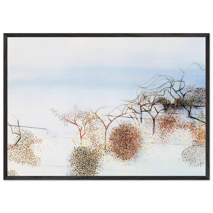 HANGING GARDENS OF HAMMERSMITH NO 2 1949 - Victor Pasmore 70x100 cm / 28x40 inches Framed Art Print – Black Wooden Frame