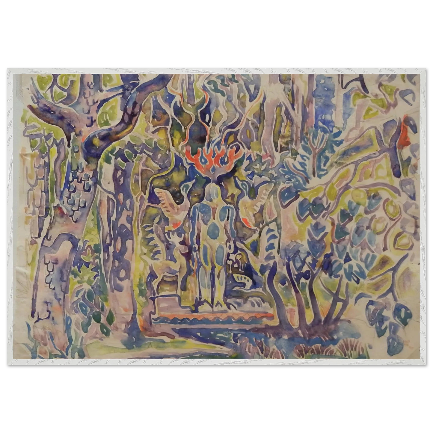 Walter Inglis Anderson - Walter Anderson Wall art - 70x100 cm / 28x40 Inches - Premium Wooden Framed Poster With Fine Art Paper - Wood frame