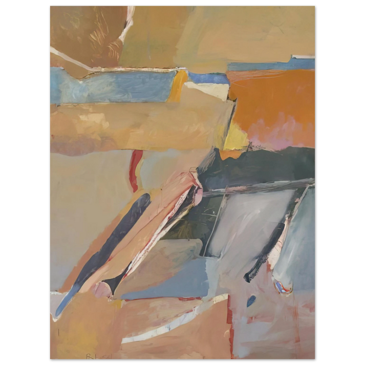 Richard Diebenkorn - Berkeley #8  75x100 cm / 30x40inches Fine Art Poster
